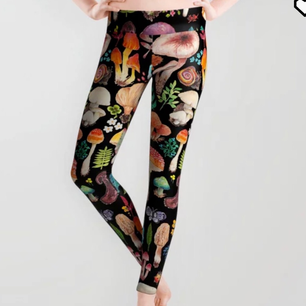 Society6 Mushroom Leggings S